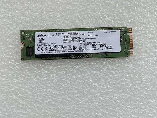 For HP SSD 935490-001 Micron 1300 256GB M.2 SATA OPAL2 TLC Solid State Drive NEW