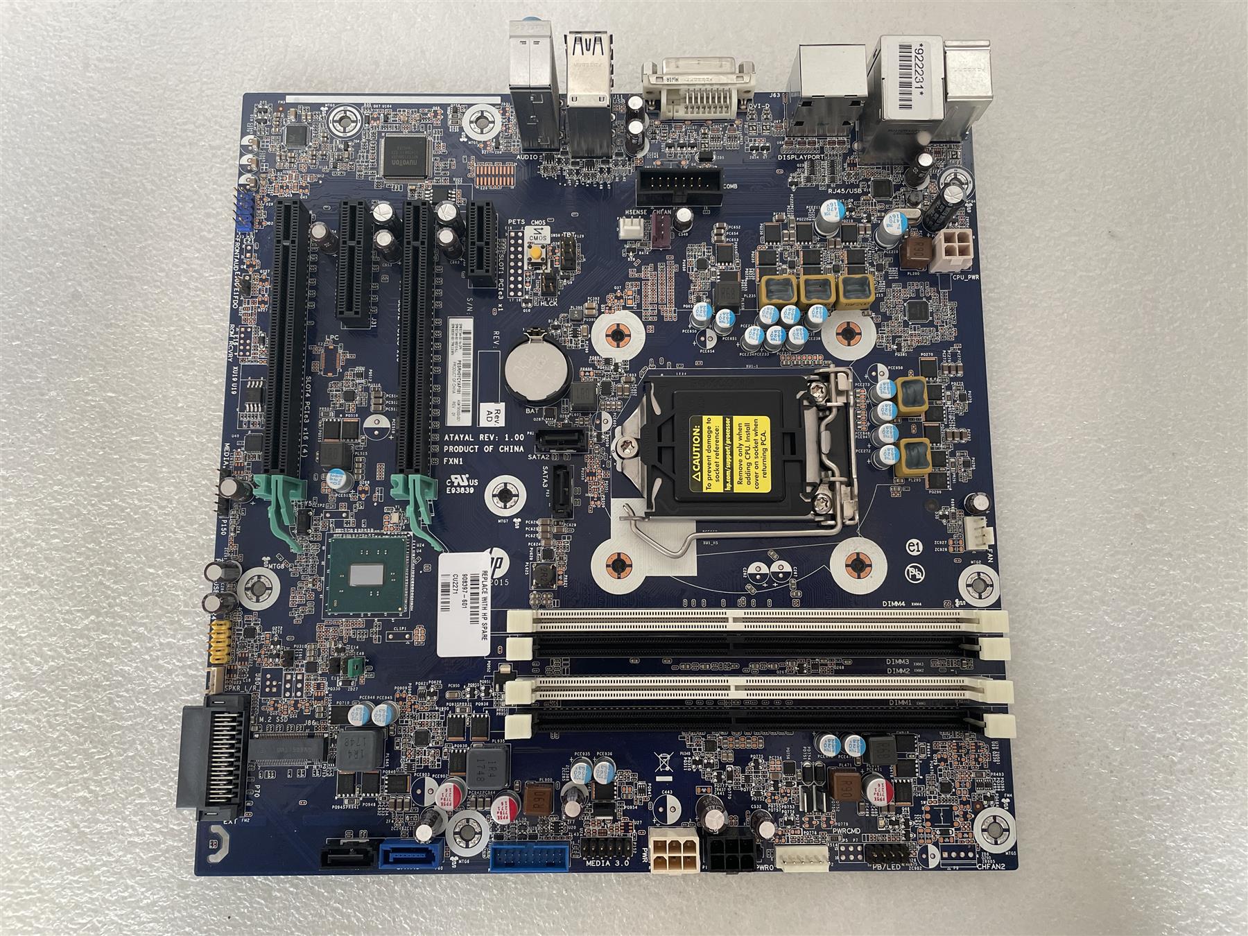 HP Z240 Tower Workstation 908397-601 837344 Motherboard Intel LGA 1151