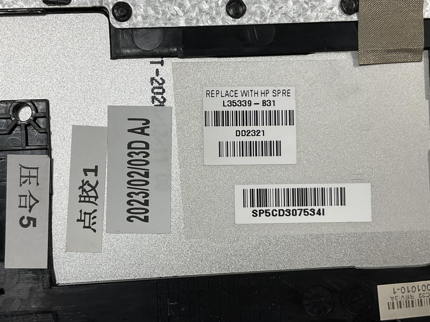 HP Pavilion 15-CS L40621-B31 L35339-B31 US int. English International also named dutch Keyboard Palmrest NEW