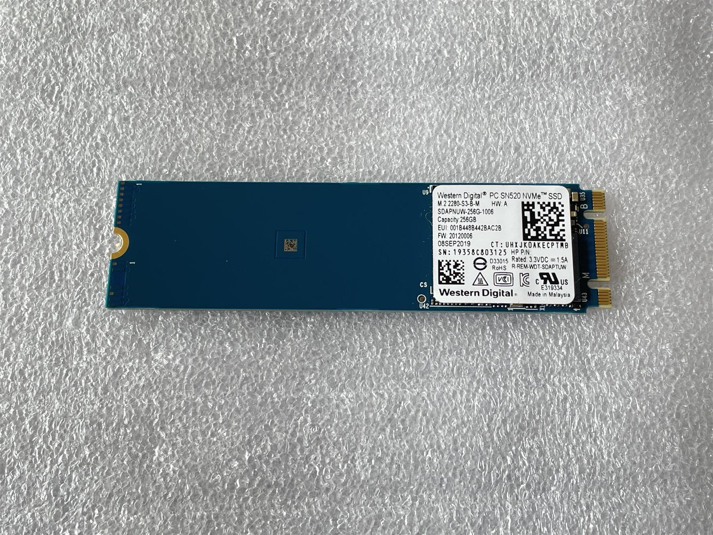 For HP L18845-001 Western Digital SN520 M.2 NVMe 256GB SSD Solid State Drive New