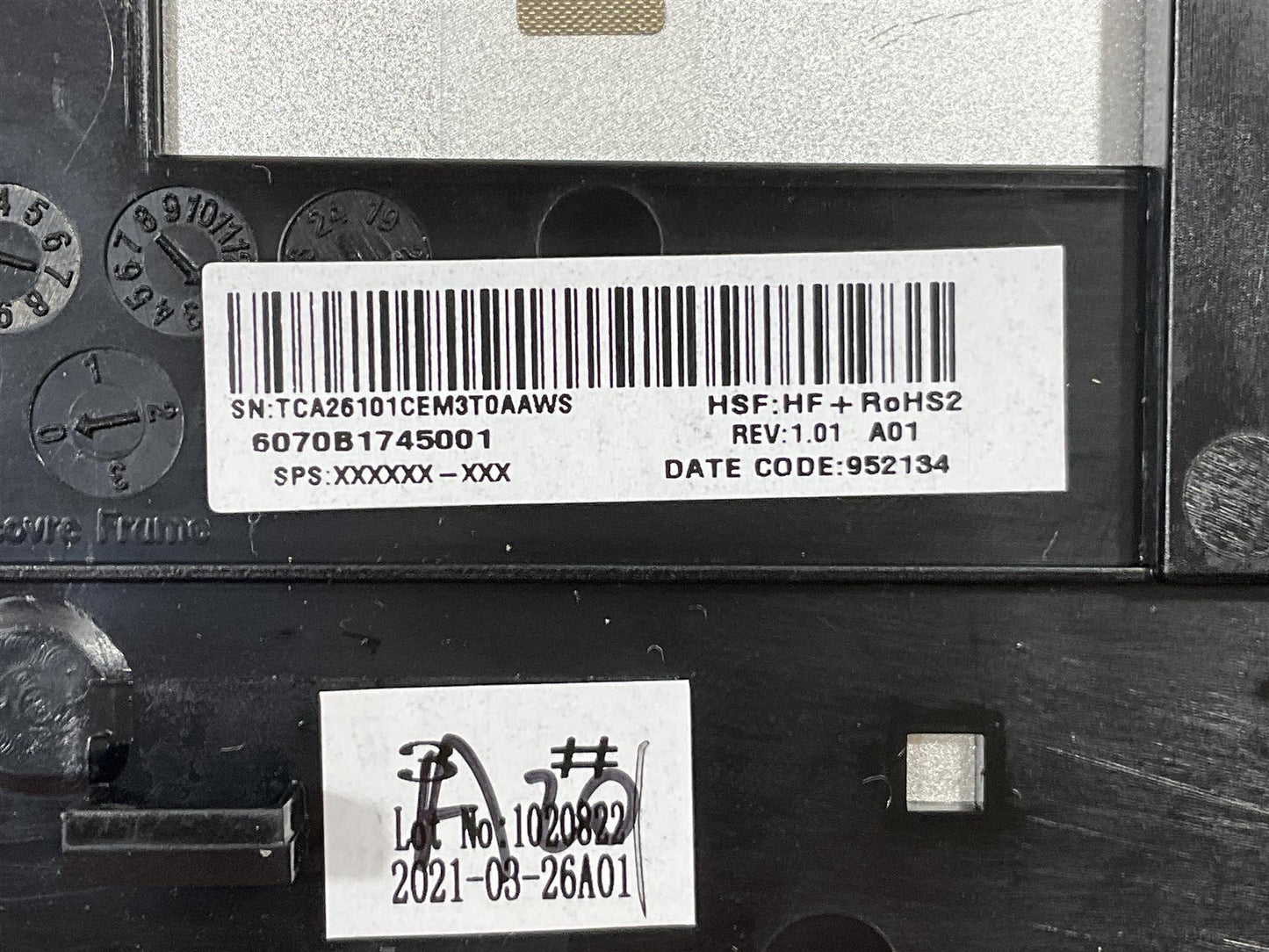 HP Pavilion X360 14-DW M01288-031 L96520-031 UK English Keyboard Palmrest NEW