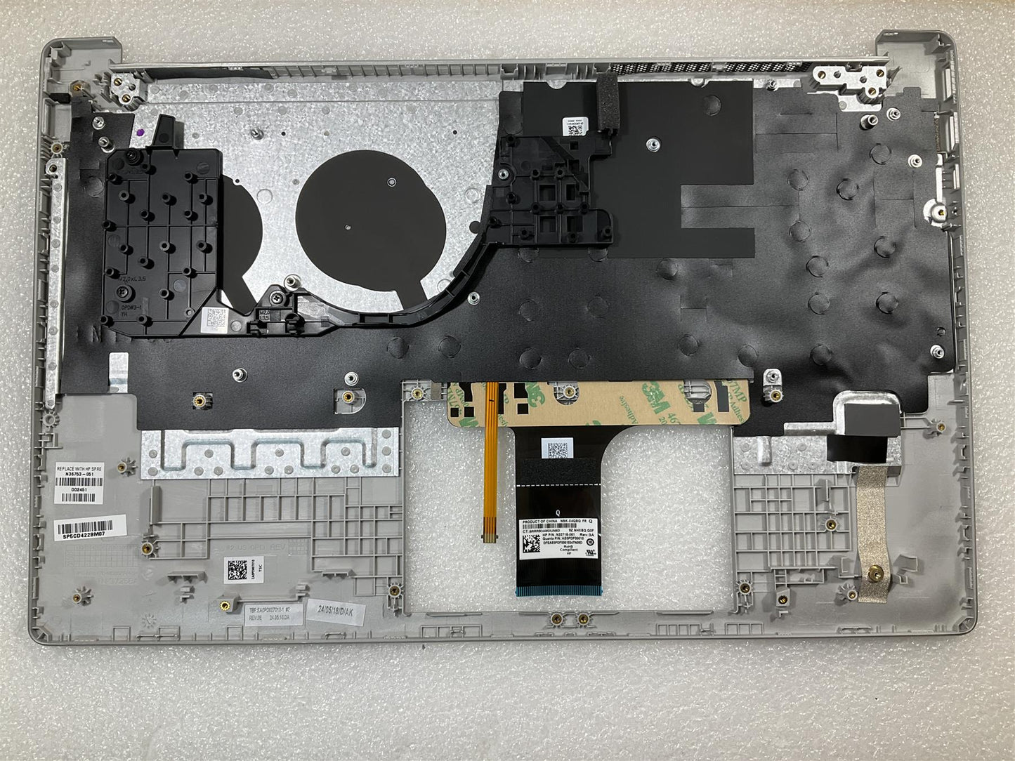 For HP 15-FD 15-FC N40797-051 N36753-051 France French FR Keyboard Palmrest NEW