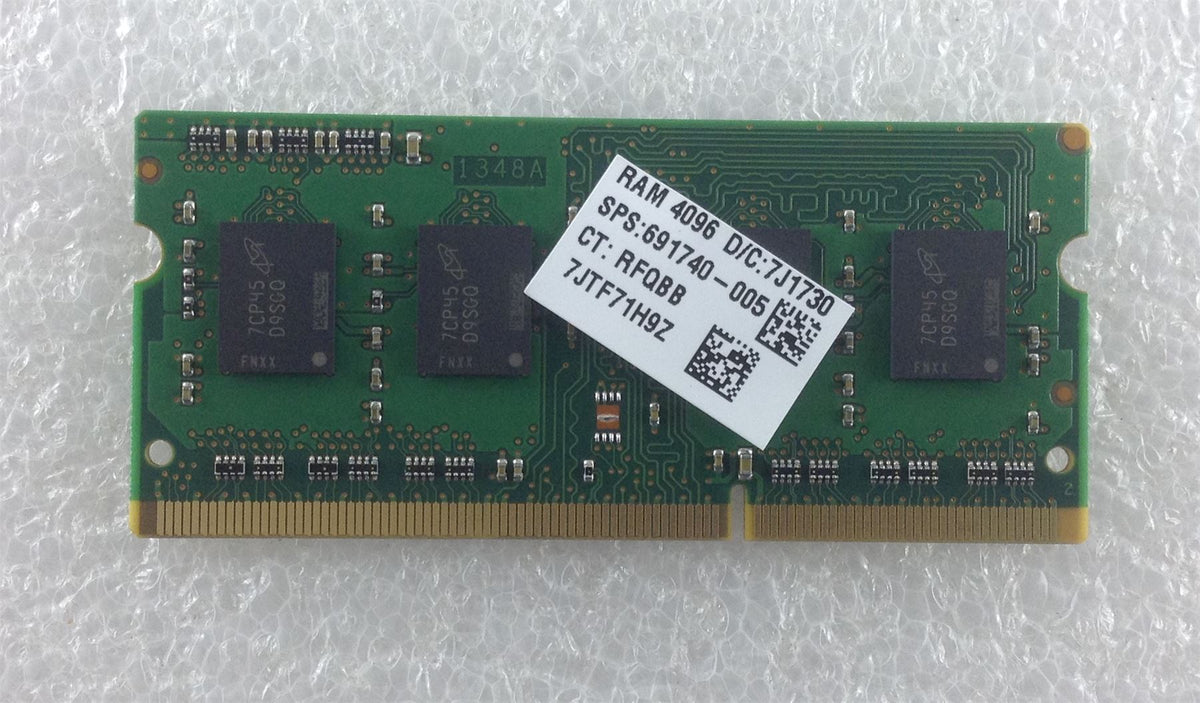 HP 255 G5 ITT38ES ABU 4 GB DDR3 PC3 RAM Memory SO-DIMM 14900S 691740-005