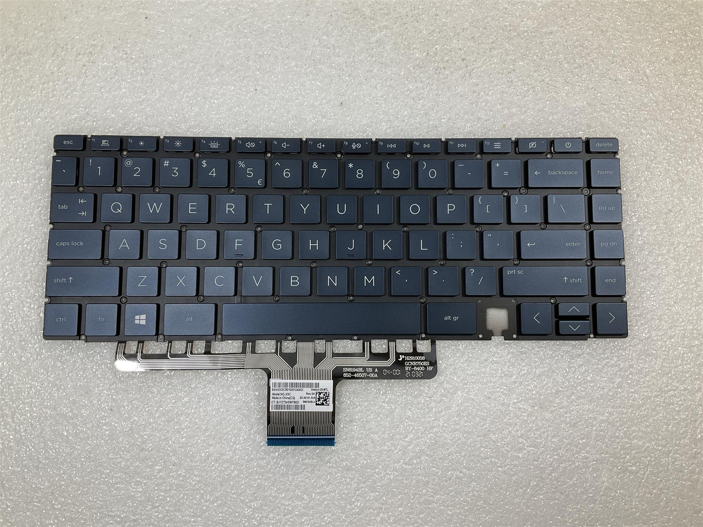 HP SPECTRE X360 14T-EA 14-EA M27960-B31 M22197-B31 US int. English International also named dutch Keyboard NEW