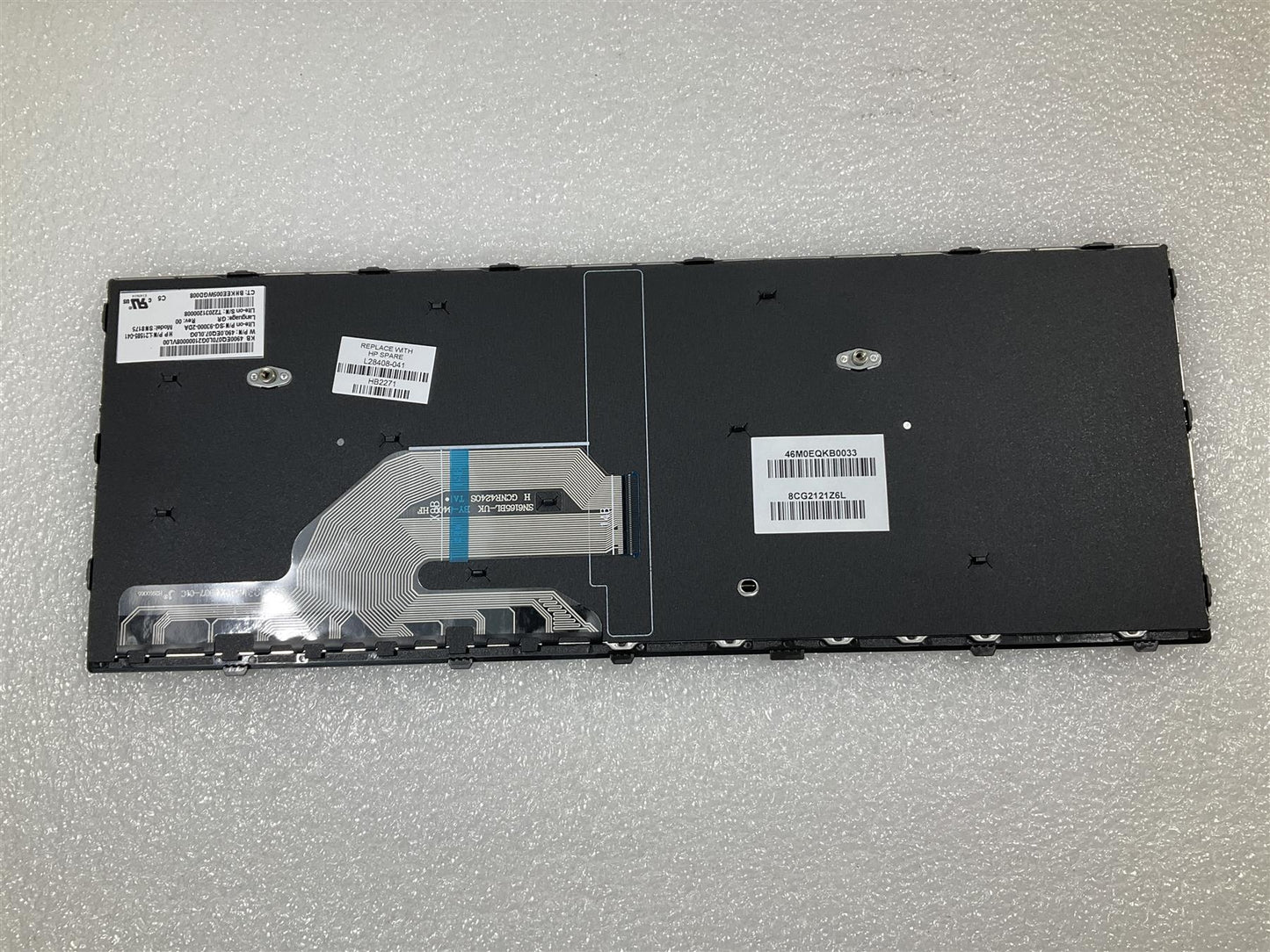 for HP ProBook x360 440 G1 L28408-041 German Germany GR Keyboard Genuine NEW