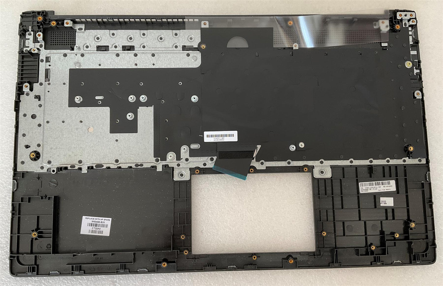 HP 17-CN 17T-CN 17-CP M53088-B31 M50468-B31 US int. English International also named dutch Keyboard Palmrest