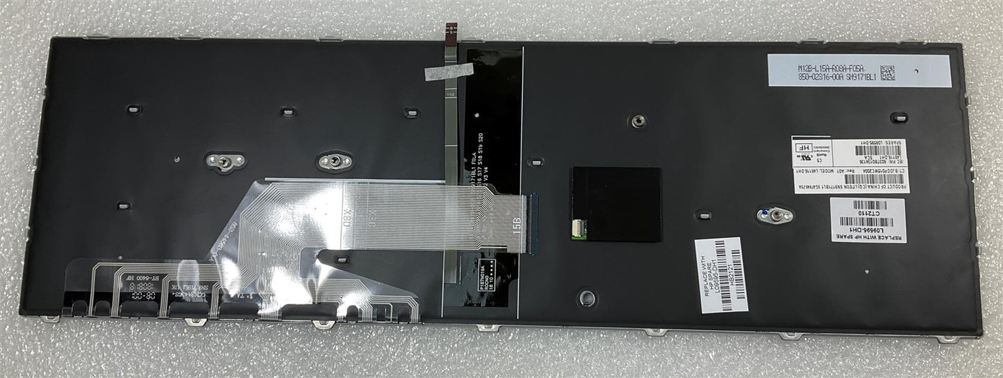 for HP ProBook 650 G4 G5 L09595-DH1 Norway Nordic Backlight Keyboard Genuine NEW