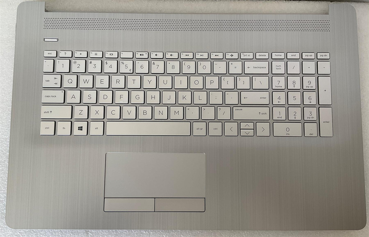 HP 17 LAPTOP 17-BY M01206-B31 L92790-B31 US int. English International also named dutch Keyboard Palmrest NEW