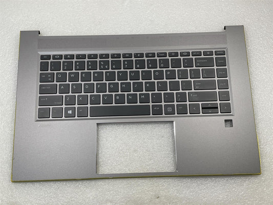 For HP ZBook Studio G7 M14609-B31 US int. English International also named dutch Palmrest Keyboard Top Cover