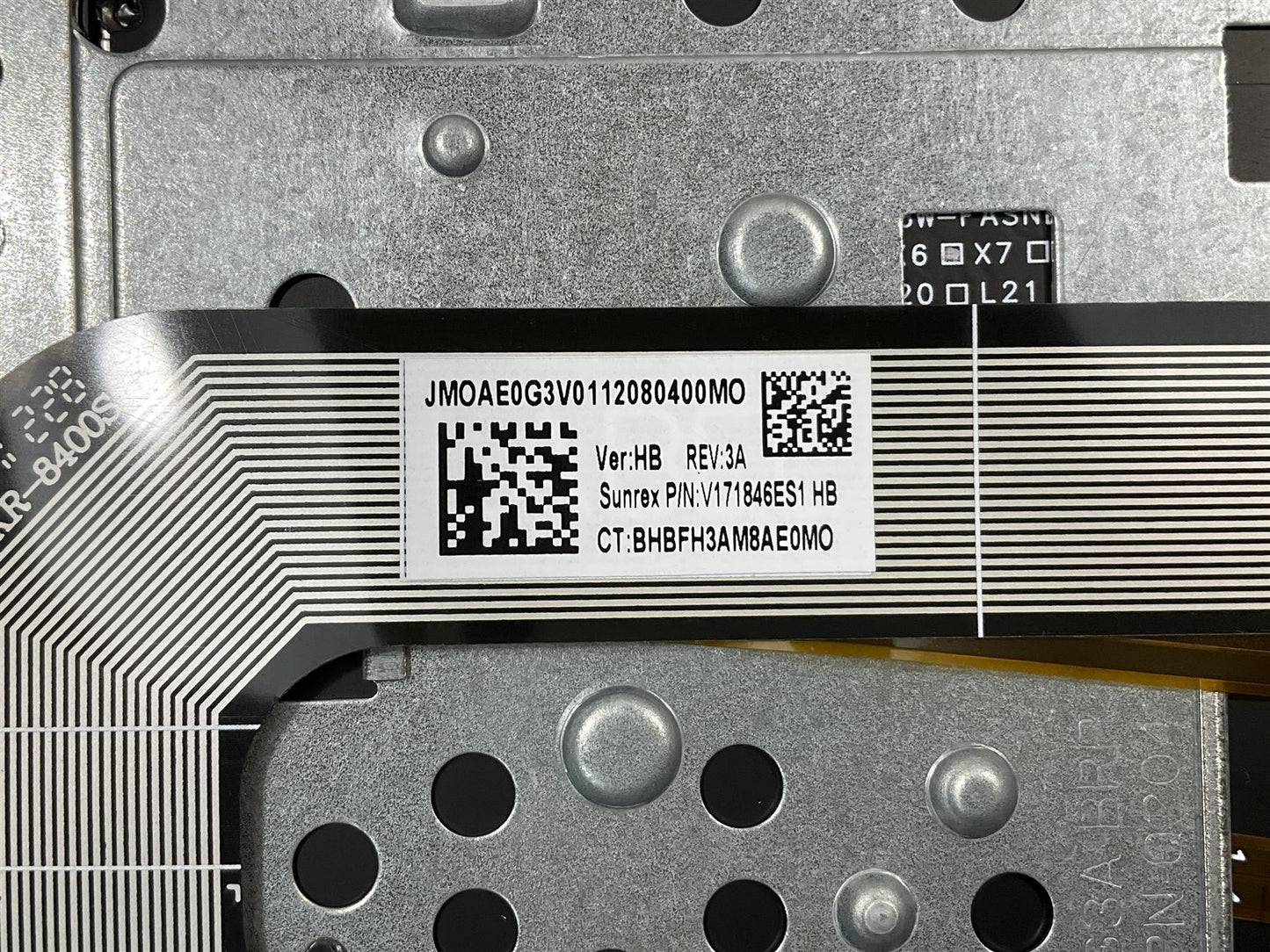 for HP Chromebook 14A G5 L14354-BB1 Israel Hebrew Keyboard Palmrest NEW