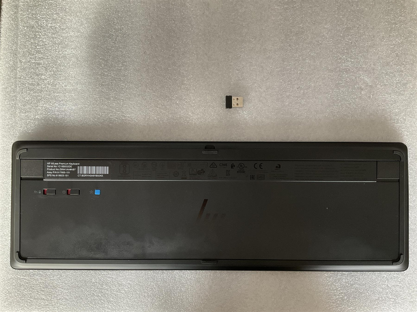 HP 918603-151 917665-151 Z9N41AA Premium USB Wireless Keyboard HAS-S003K Greece