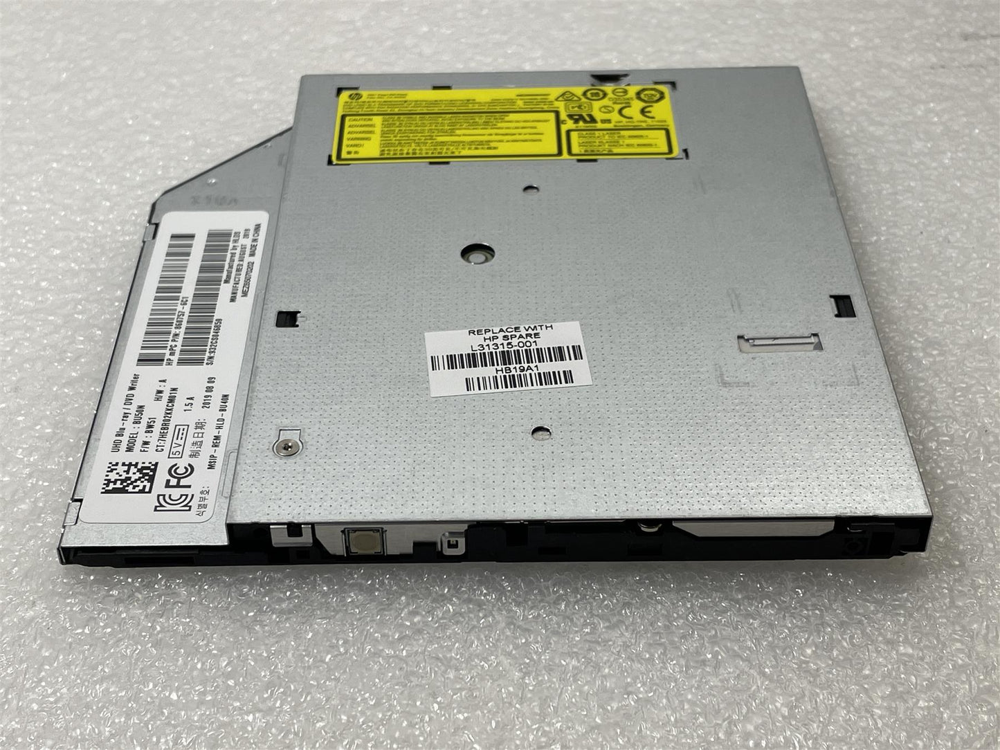 For Hp L31315-001 UHD BLU-RAY DVD DRIVE Writer BU50N 860757-6C1 9.5mm NEW