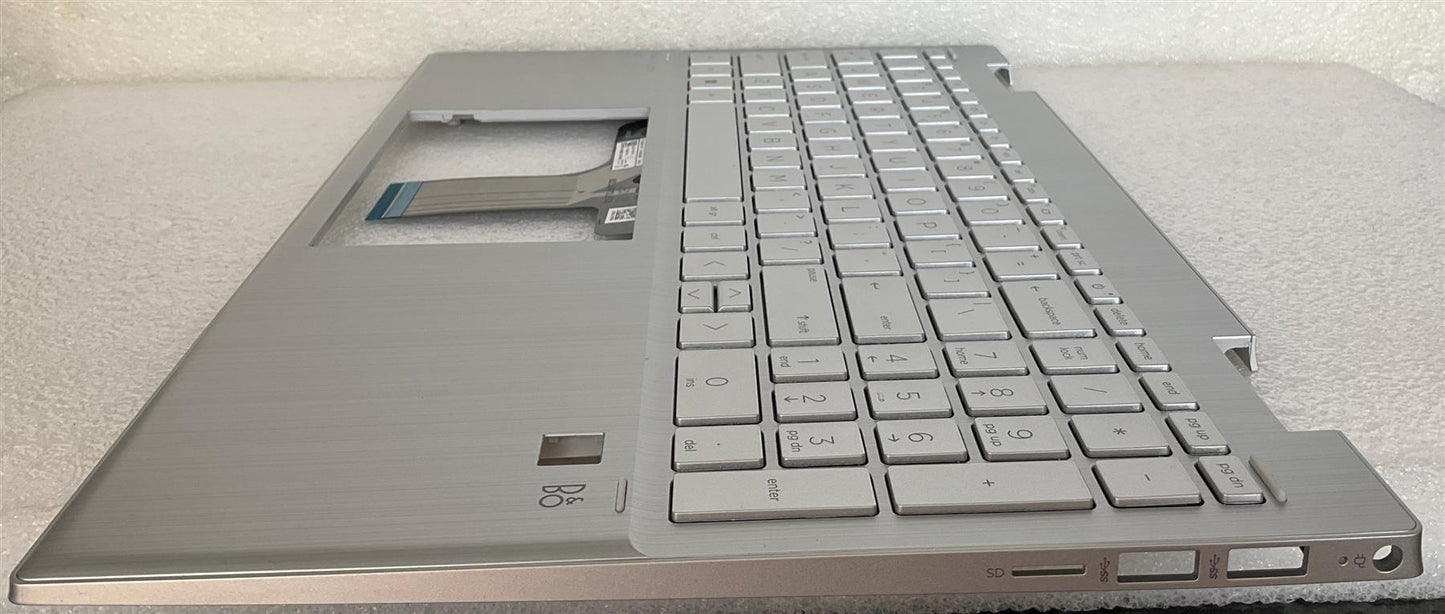 HP PAVILION X360 15-ER M48855-B31 M45128-B31 US int. English International also named dutch Keyboard Palmrest