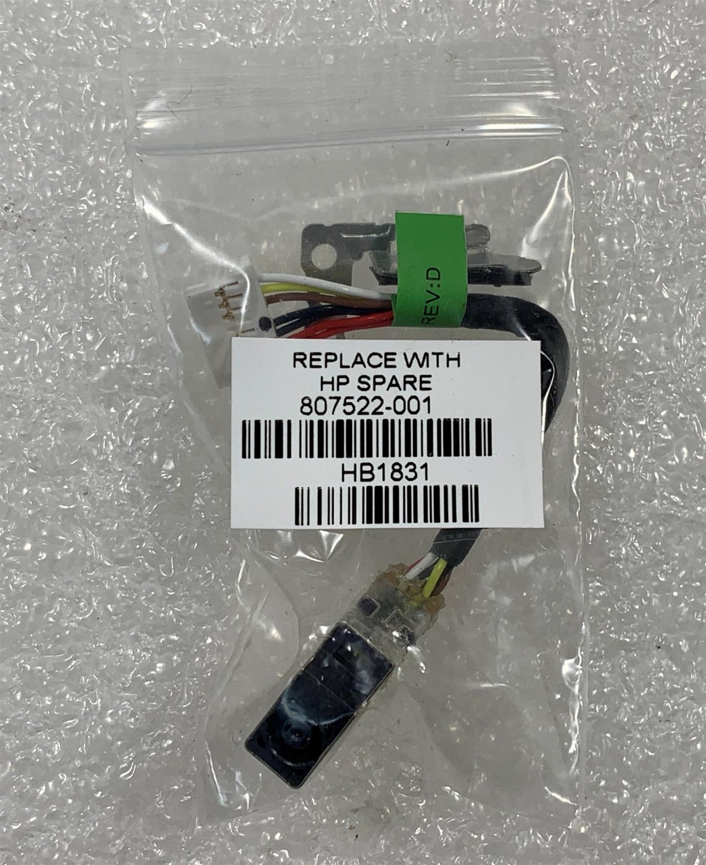 HP Pavilion x360 Convertible PC 807522-001 Power Connector Cable Genuine New