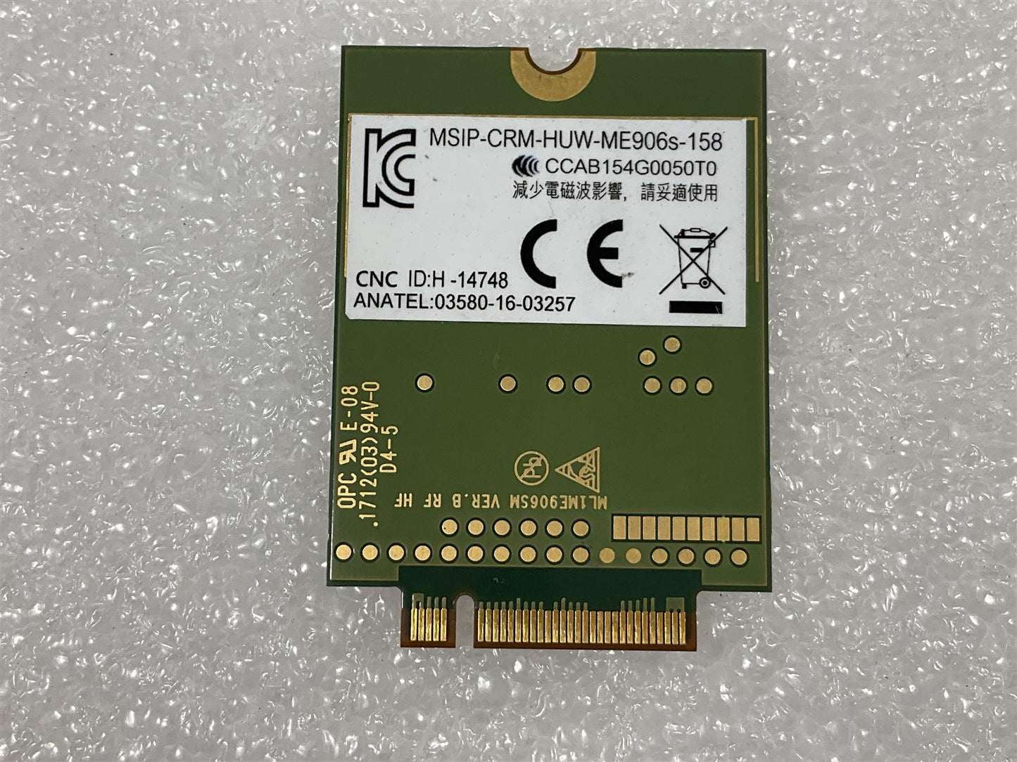 HP 922444-001 Huawei LTE Module ME906S-158 Mobile Broadband GPS LTE/HSPA+ 4G