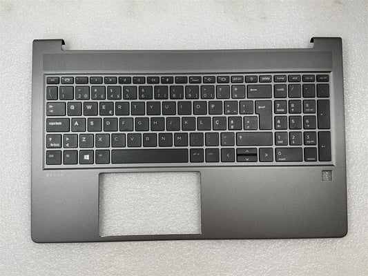 For HP ZBook Power G7 G8 M26111-131 Portuguese Palmrest Keyboard Top Cover NEW