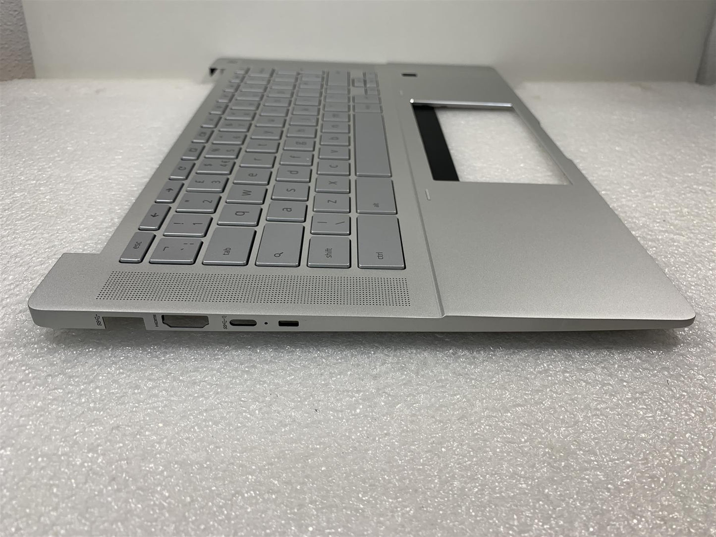 HP Pro c640 Chromebook M03454-031 English UK Keyboard England Palmrest Top Cover Top Case Silver Casing Cover BRAND NEW Original Genuine Product