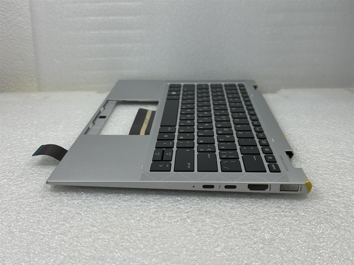 For HP EliteBook x360 1030 G8 M45821-BD1 Ukrainian Palmrest Keyboard Top Cover