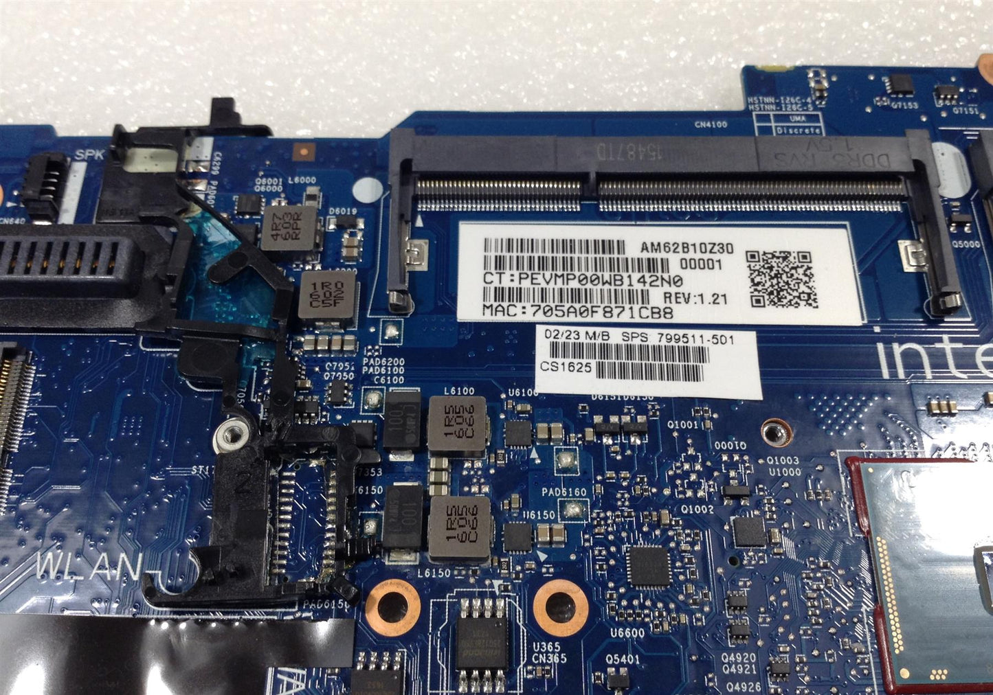 for HP Elitebook 850 G2 799511-601 799511-001 799511-501 i5-5300U With UMA Motherboard Mainboard Systemboard System Main Logic Mother Board