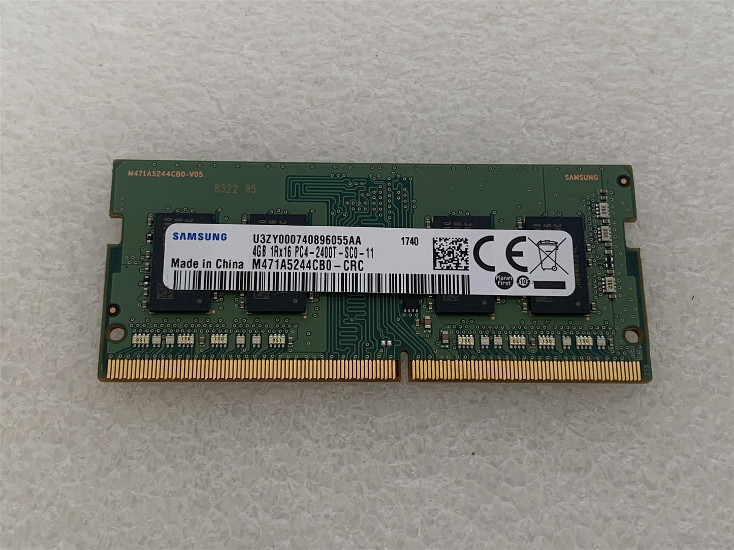 for Samsung 4GB M471A5244CB0 - CRC 1Rx16 PC4 - 2400T DDR4 Slim Thin Ram Memory