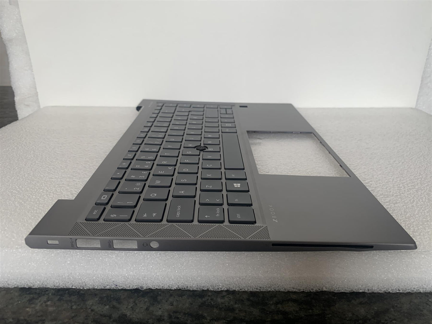 HP ZBook Firefly 14 G8 M07131-091 Norwegian Keyboard Norway Norse Palmrest UMA
