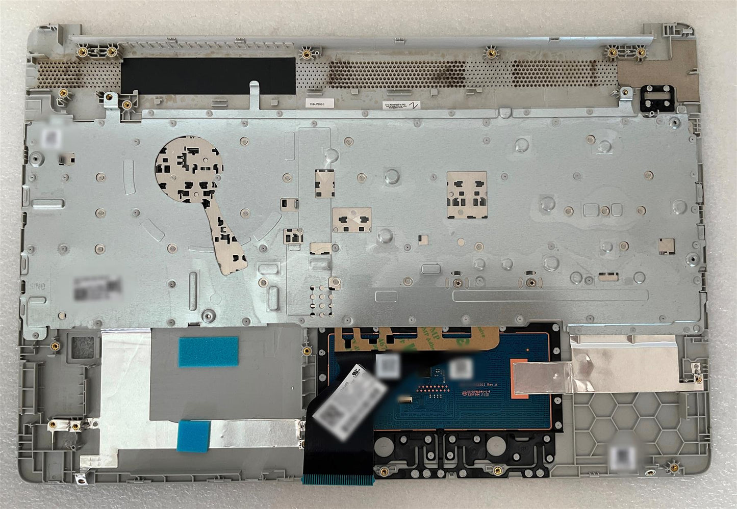 HP 15-DW 15Z-GW L53741-031 L52155-031 UK English Keyboard Palmrest With Sticker