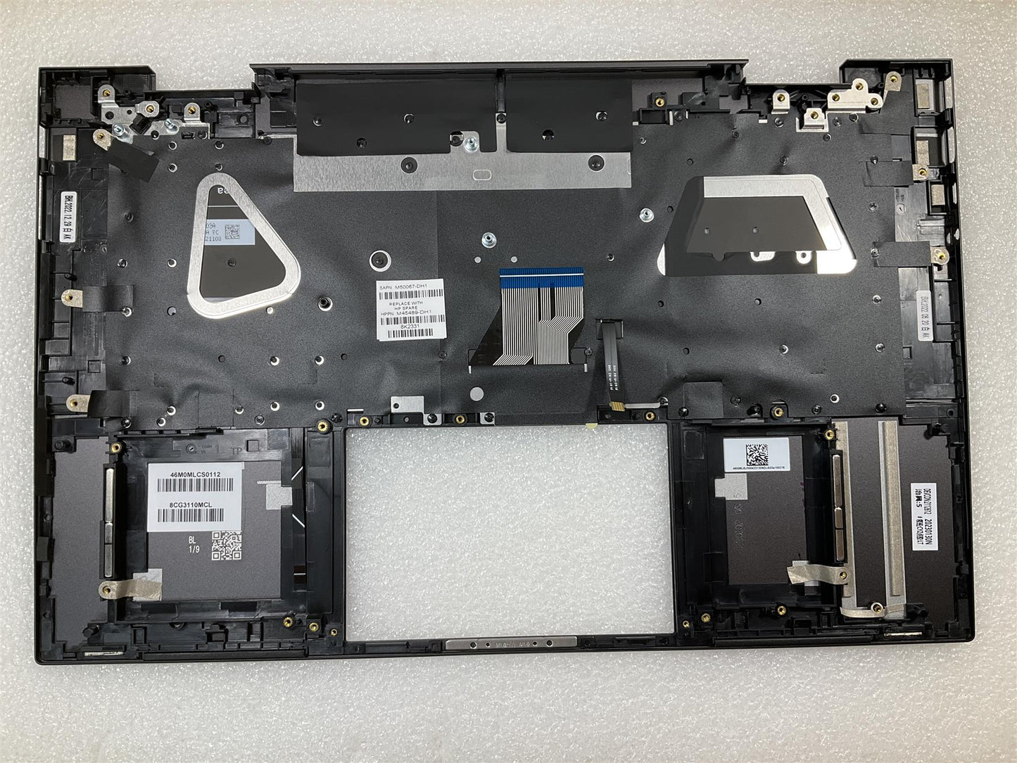 HP ENVY x360 Convert Convertable 15-EU0501sa 4J973EA 15-eu0005na 4J955EA 15-EU M50067-DH1 M45489-DH1 Danish Finnish Norwegian Keyboard Palmrest