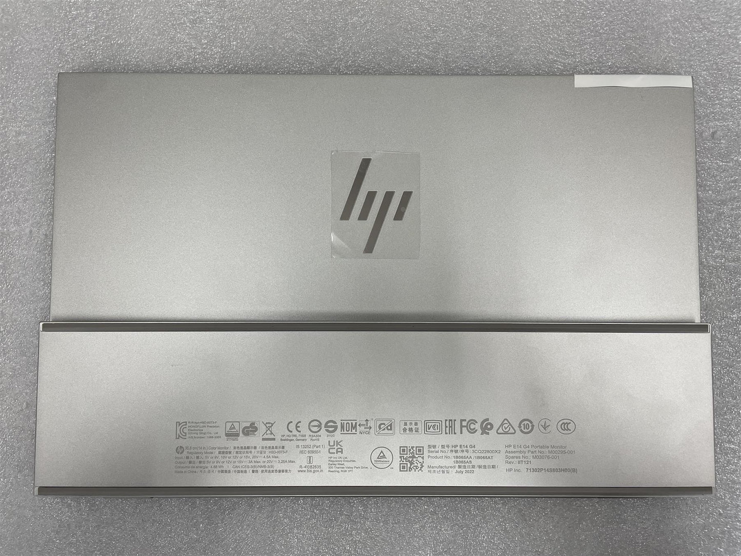 for HP E14 G4 Portable Monitor L16484-001 14 inch Full HD Screen USB-C NEW