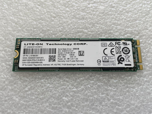 For Hp 801801-001 Lite-ON L15189-001 SSD Solid State Drive CV8-8E128-HP M.2 NEW