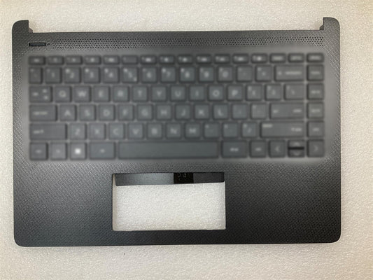 for HP 14-DQ 14-FQ N21367-031 M03796-031 Keyboard Palmrest UK English + Stickers