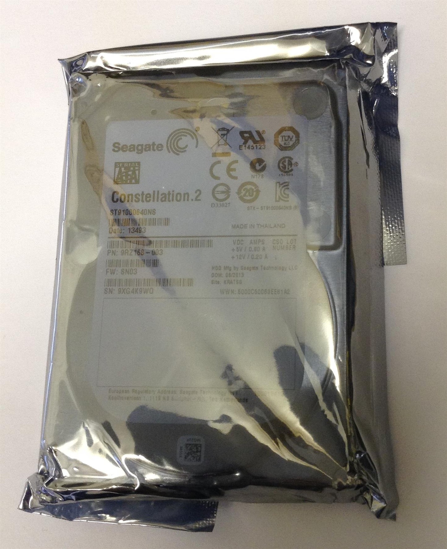 for Seagate HDD 2.5 Constellation ST91000640NS 9RZ168 9RZ168-003 1TB 2.5 inch THICK HDD Hardi disk drive SATA 2.5 inch