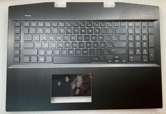 HP Omen 17-CB 17T-CB L63808-071 L62863-071 Spain Spanish ES Keyboard Palmrest