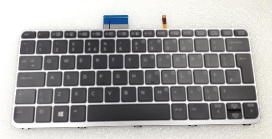 HP Elite x2 1011 G1 793738-031 English UK Backlit Keyboard with STICKER NEW