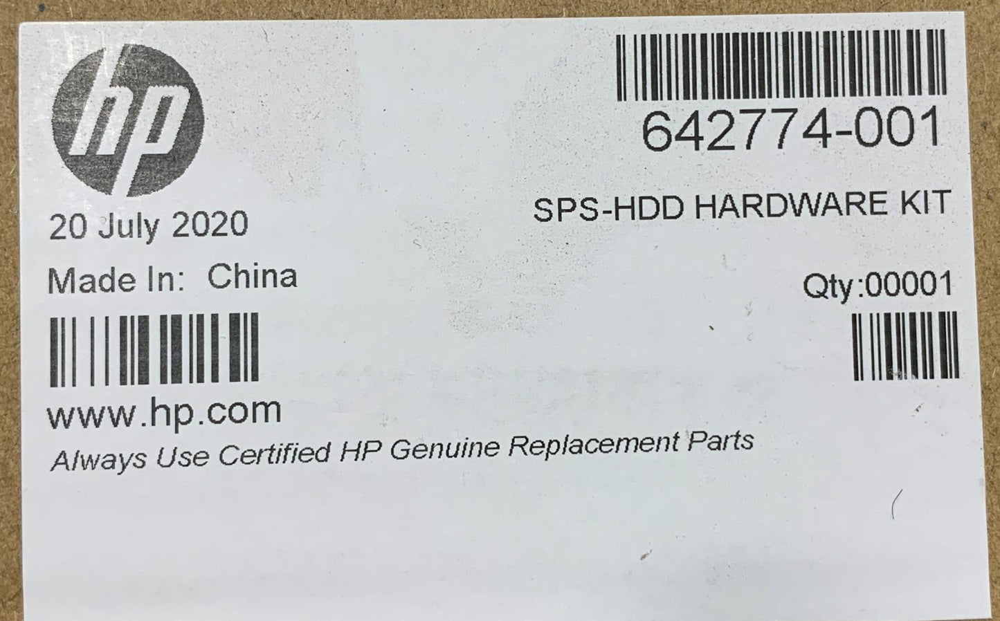 A102 - HP EliteBook 8760w 8770w 642774-001 SSD HDD Hard Disk Drive Caddy Genuine NEW