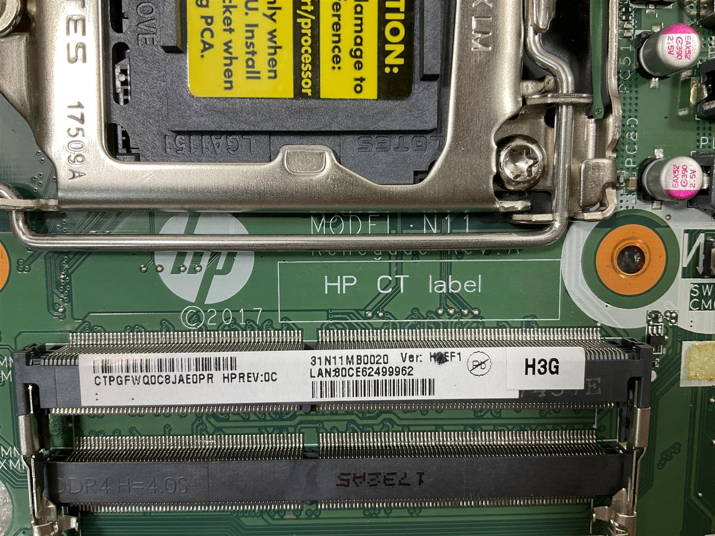 HP EliteOne 1000 G1 AIO 917397-601 917493-601 Intel LGA1151 Socket Motherboard
