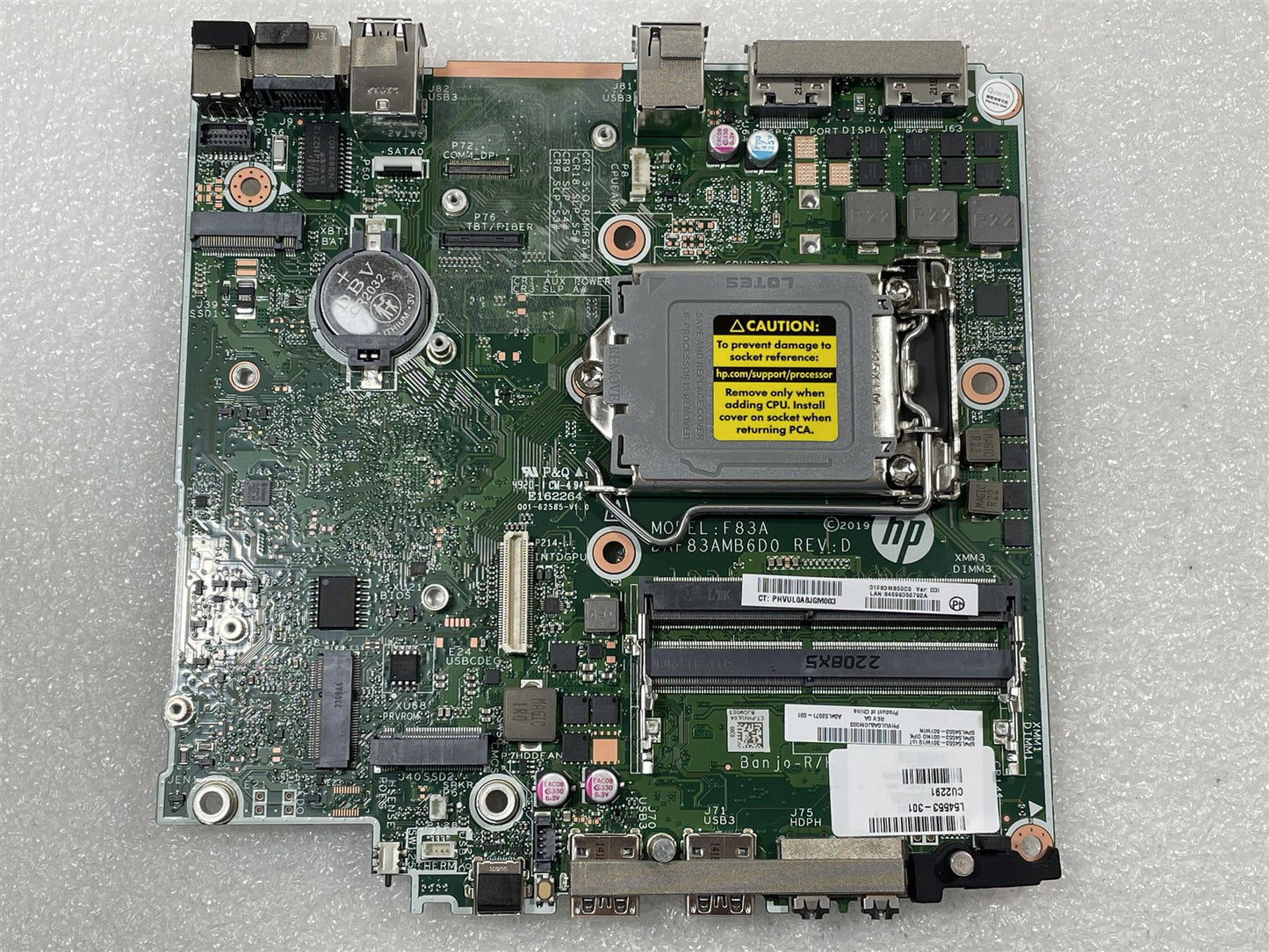 HP EliteDesk 800 G4 G5 Desktop Mini L54553-301 Motherboard Intel LGA1151 Socket