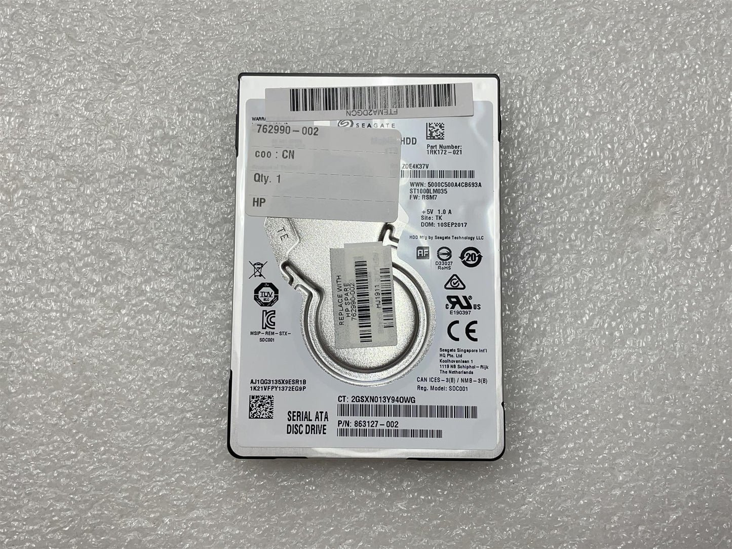 For Hp 762990-002 Seagate ST1000LM035 1TB 1000GB HDD Hard Disk Drive 2.5 SATA