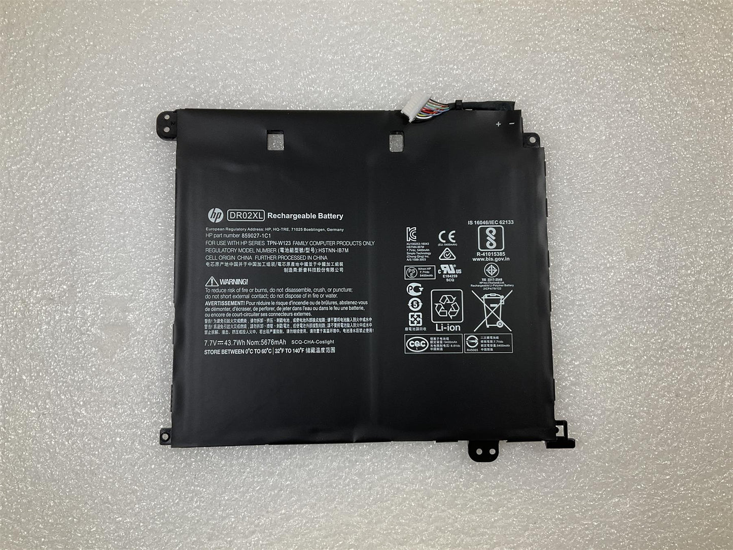 for HP Chromebook 11 G5 855710-001 DR02XL HSTNN-IB7M Battery Genuine NEW