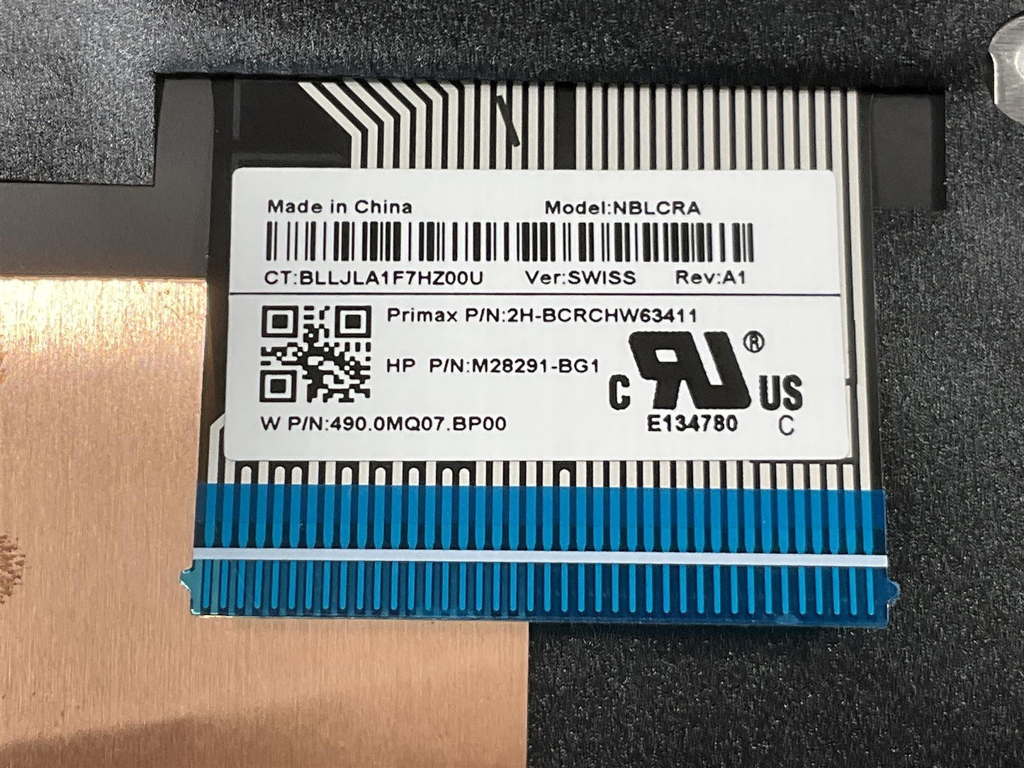 HP Pavilion x360 14-DY M49428-BG1 M45219-BG1 Switzerland Swiss Keyboard Palmrest