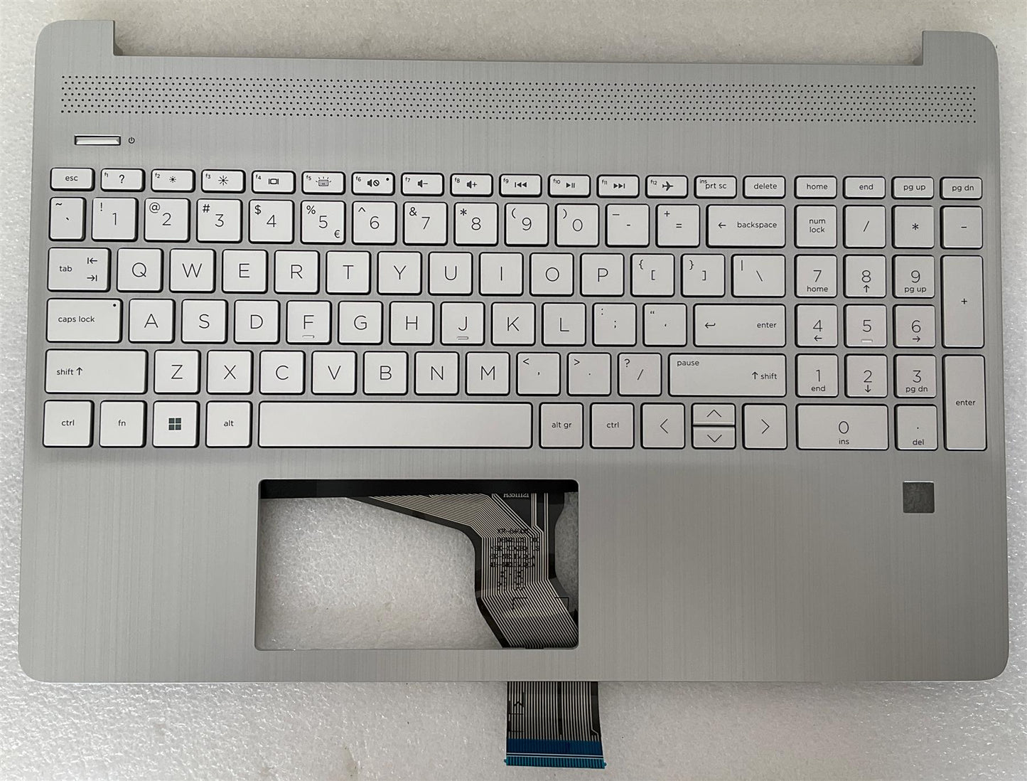HP 15S-FQ 15S-EQ 15-EF 15-DY L68125-B31 US int. English International also named dutch Keyboard Palmrest NEW