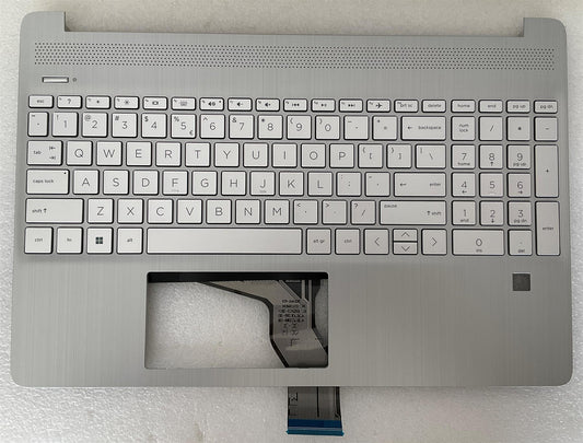 HP 15S-FQ 15S-EQ 15-EF 15-DY L68125-B31 US int. English International also named dutch Keyboard Palmrest NEW