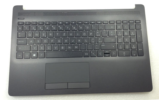 for HP 255 250 G7 L50000-BG1 Jetblack Palmrest Keyboard Switzerland NEW Original