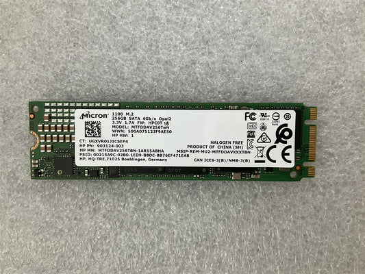 For HP L13667-001 Micron 1100 256GB MTFDDAV256TBN SSD Solid State Drive M.2 SATA
