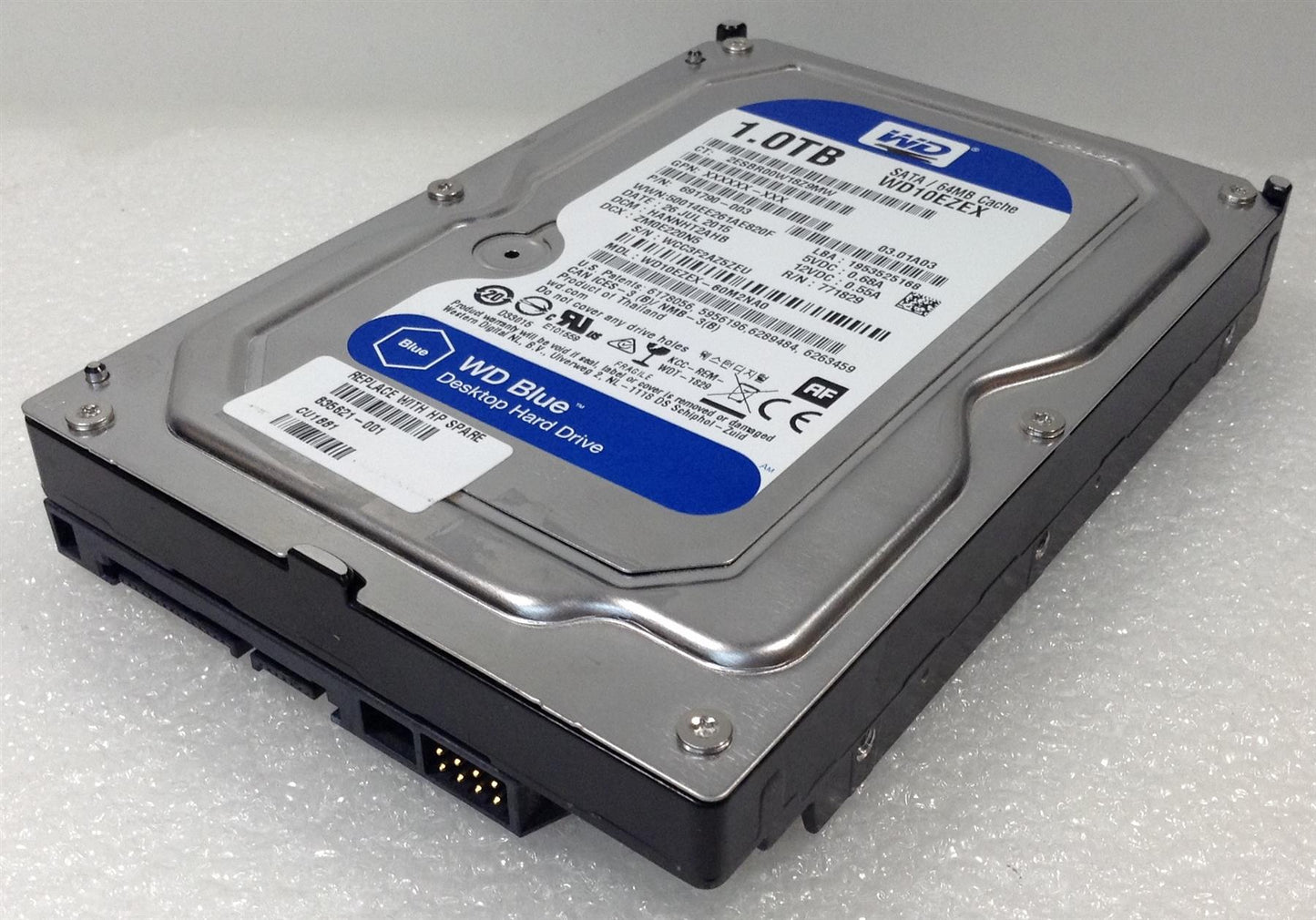 HP HDD 835621-001 1TB WD SATA-6G 512e Locked NEW Genuine Original