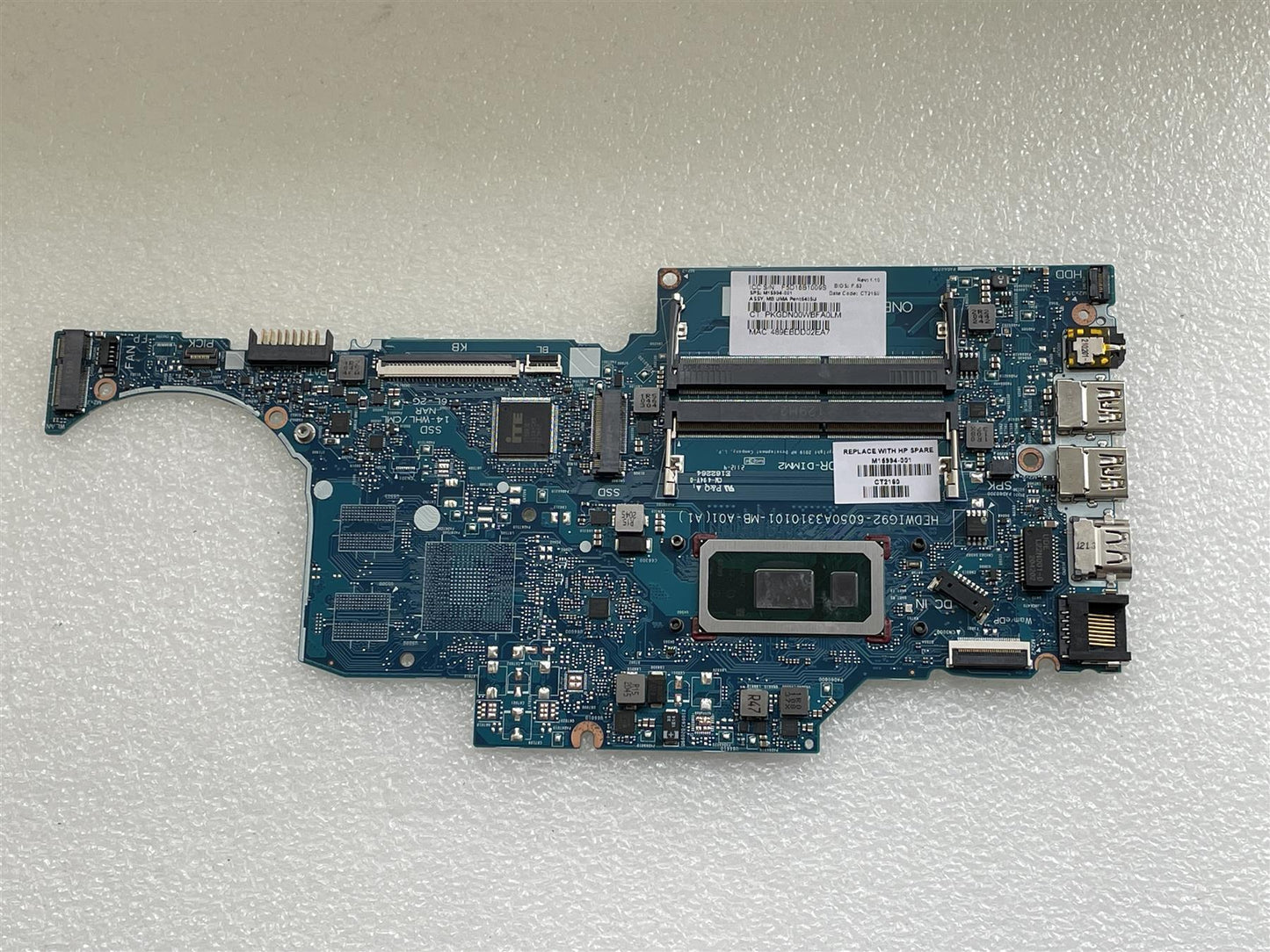 For HP Laptop 14-CF Motherboard M17427-001 M15994-001 Intel Pentium Gold 6405U