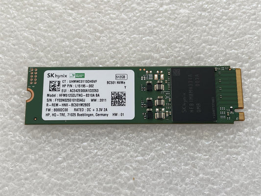 Hp L87138-001 SK Hynix 512GB BC501 NVMe M.2 HFM512GDJTNG SSD Solid State Drive