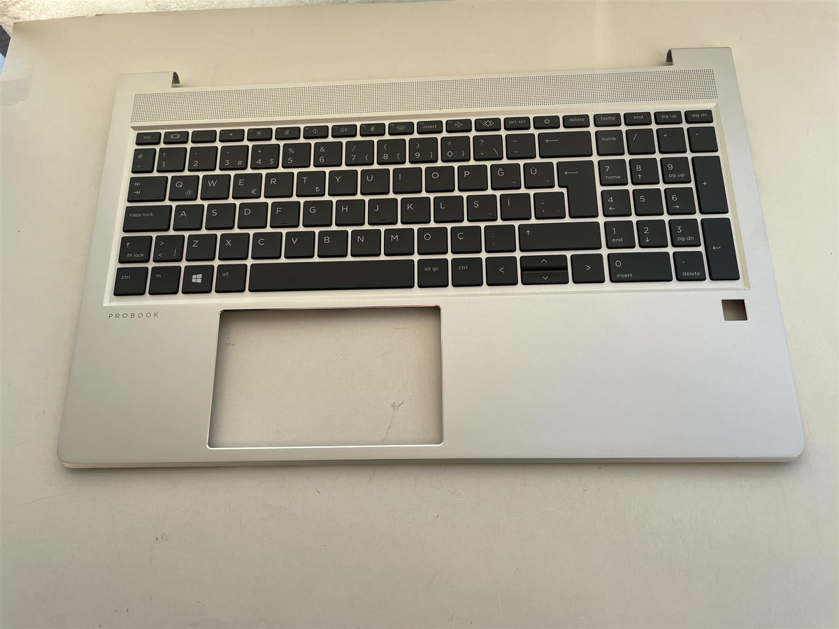 HP Probook 450 455 650 655 G8 G9 M49545-141 Palmrest Keyboard Turkish Turkce NEW