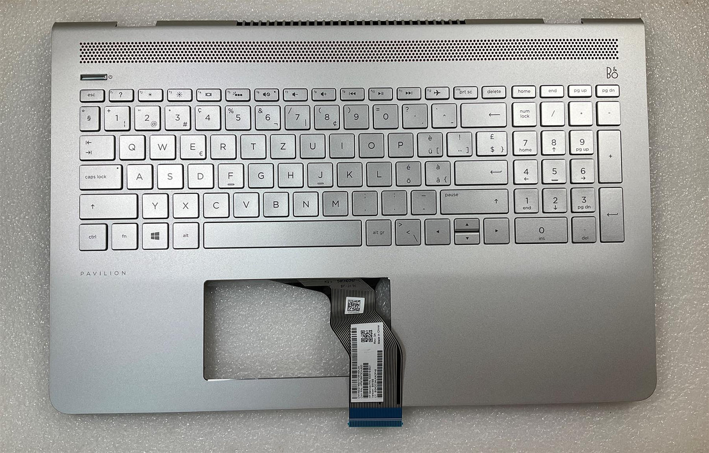 HP Pavilion 15-CC 15-CD 928507-BG1 Switzerland Swiss Backlight Keyboard Palmrest
