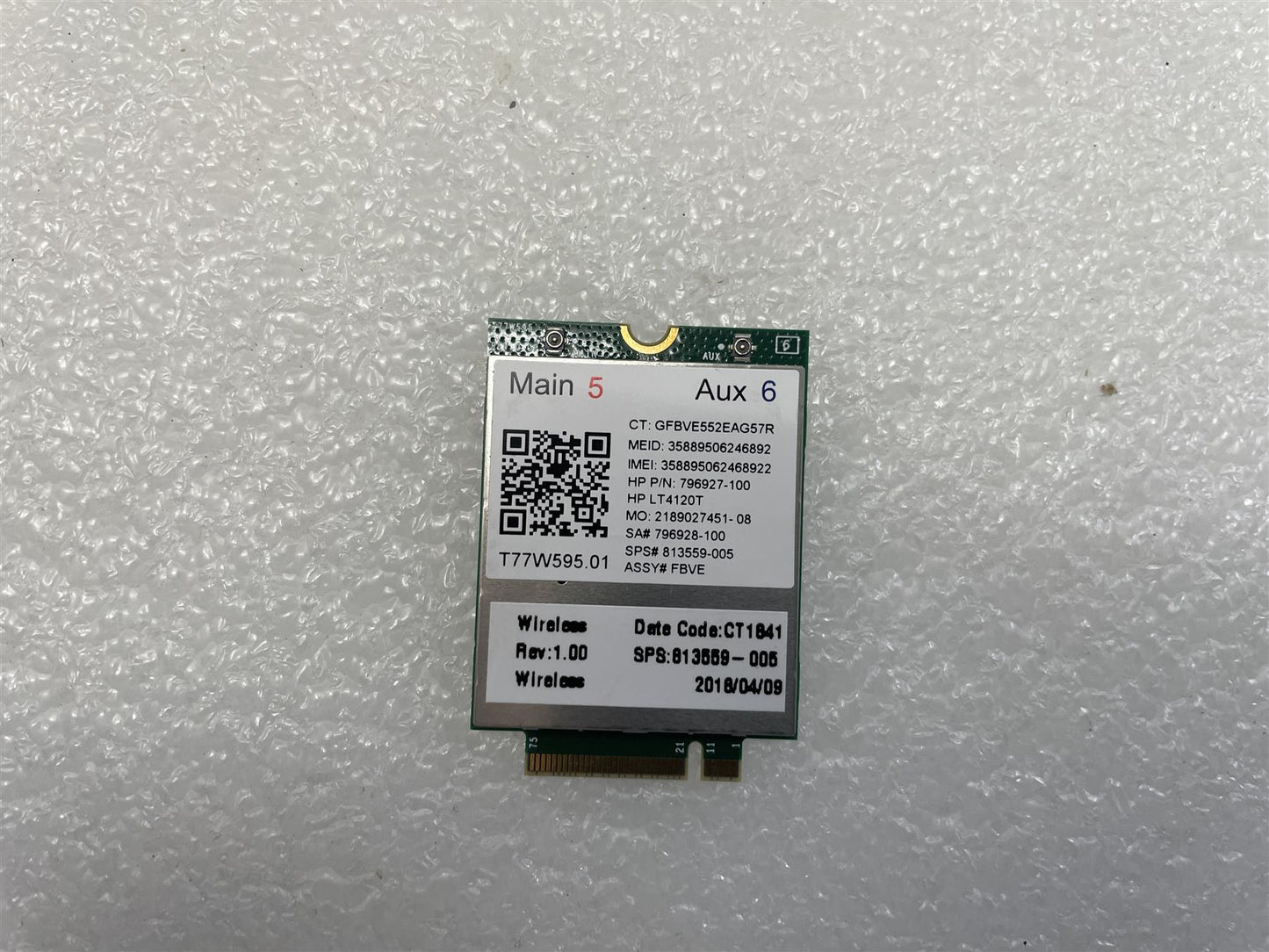 HP Chromebook 755529-001 813559-005 796928-100 4G ME936 812954-001 LTE/HSPA+ 4G Module Original Genuine NEW