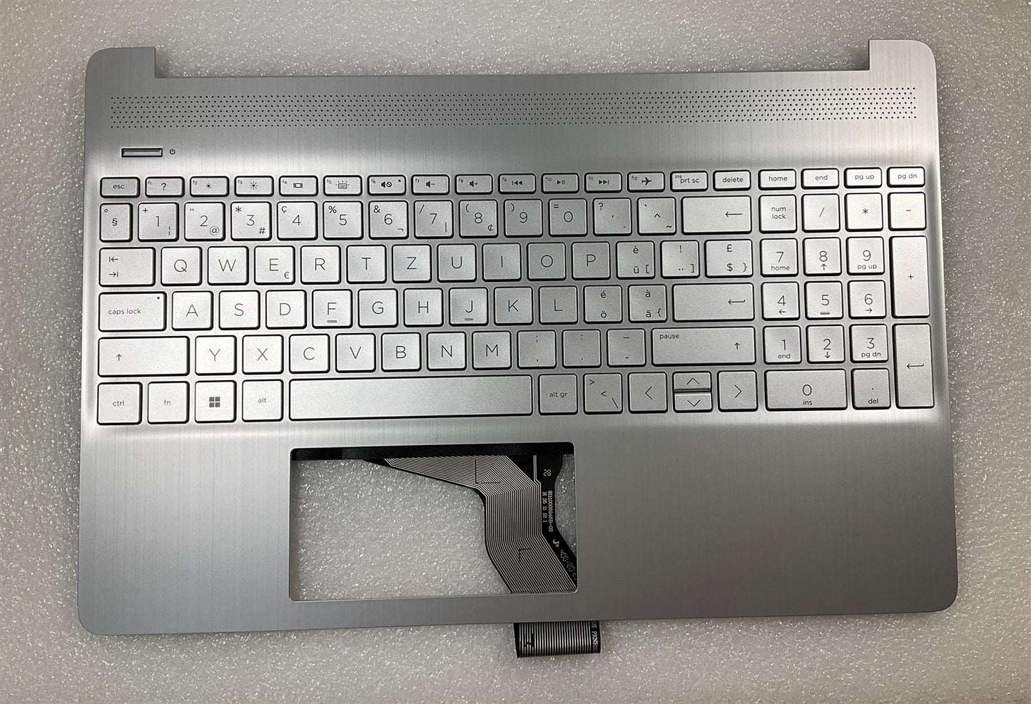 For HP 15S-EQ 15S-FQ N21403-BG1 M17185-BG1 Switzerland Swiss Keyboard Palmrest